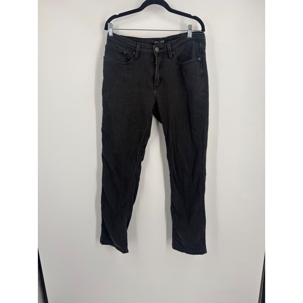 DUER L2X Relaxed Performance Denim Jeans Faded Black 32x32 MFLR2001